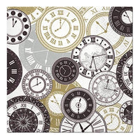Ubrousky na dekupáž Twelve oclock - 1 ks