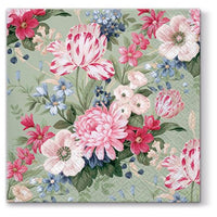 Ubrousky na dekupáž Calm flowers - 1 ks