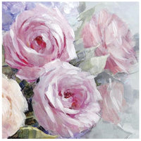 Ubrousky na dekupáž Pink Roses - 1 ks
