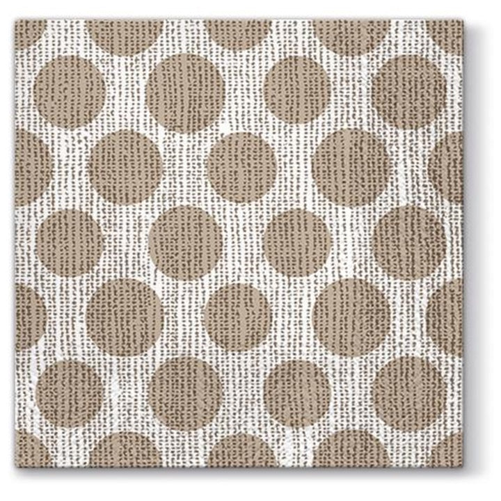 Ubrousky na dekupáž Dots on Linen - 1 ks