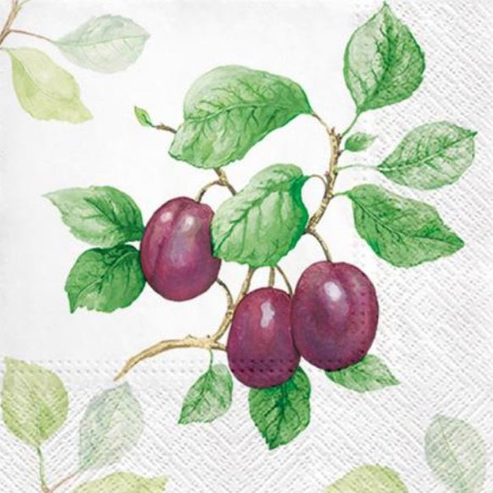 Ubrousky na dekupáž Garden Plum - 1 ks