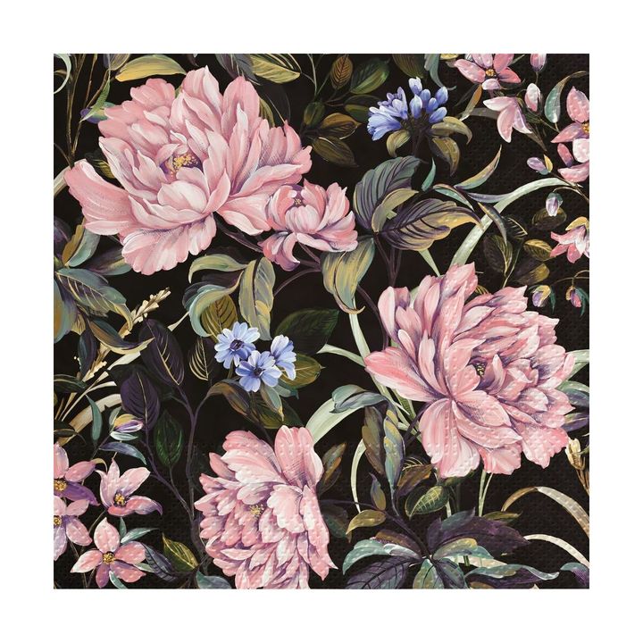 Ubrousky na dekupáž Flowers Mystery - 1 ks