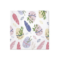 Decoupage ubrousky - Easter Feather  - 1ks