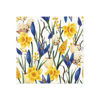 Decoupage ubrousky - Muscari with Daffodils  - 1ks