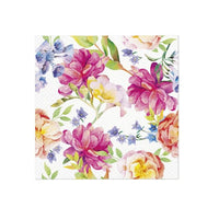 Decoupage ubrousky - Orchid with Peony  - 1ks