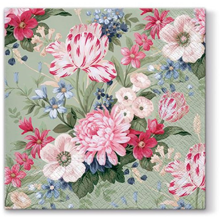Aromatizované ubrousky na dekupáž Calm Flowers - 1 ks