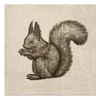 Eko ubrousky na dekupáž Squirrel - 1 ks
