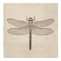 Eko ubrousky na dekupáž Dragonfly - 1 ks