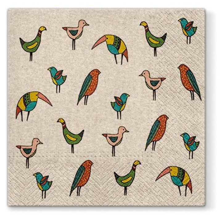 Eko ubrousky na dekupáž Bird Friends - 1 ks