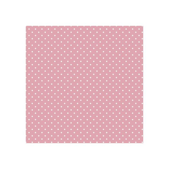 Decoupage ubrousky - White Dots on Pink  - 1ks