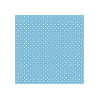 Decoupage ubrousky - White Dots on Blue  - 1ks
