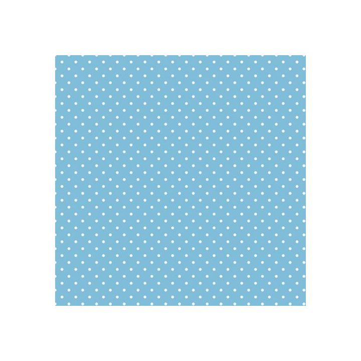 Decoupage ubrousky - White Dots on Blue  - 1ks