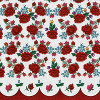 Ubrousky na dekupáž Poppies Embroidery Pattern - 1 ks