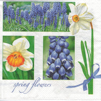 Ubrousky na dekupáž Muscari & Narcissus - 1 ks