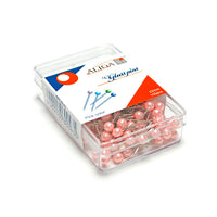 Špendlíky s barevnými hlavičkami 22 mm / 100 ks