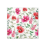 Decoupage ubrousky - Raspberry Flower  - 1ks
