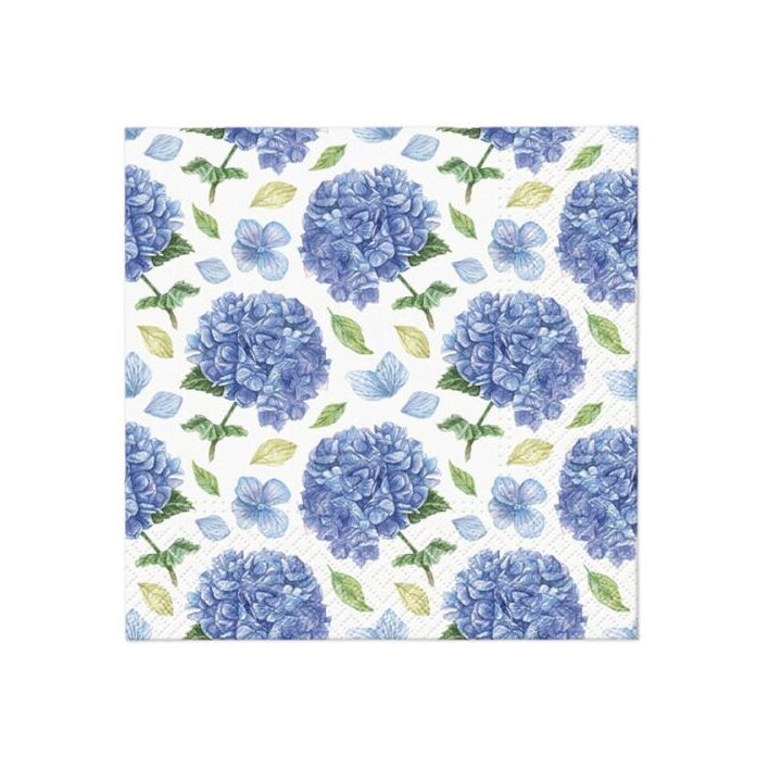 Decoupage ubrousky - Rhytmic Hydrangea  - 1ks