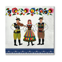 Eko ubrousky na dekupáž Folk Celebration - 1ks