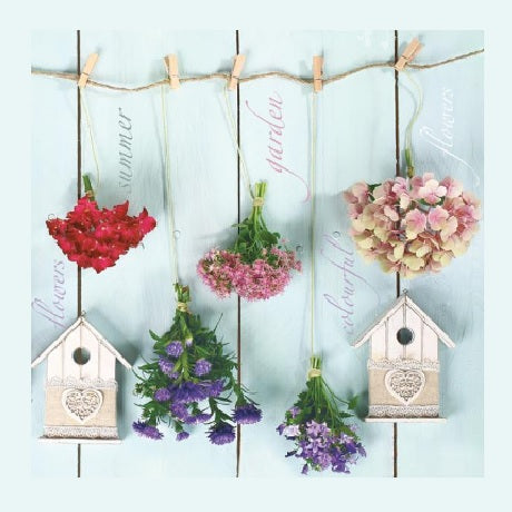 Ubrousky na DEKUPÁŽ - Garden Flowers - 1 ks