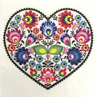 Ubrousky na DEKUPÁŽ - Heart - 1 ks