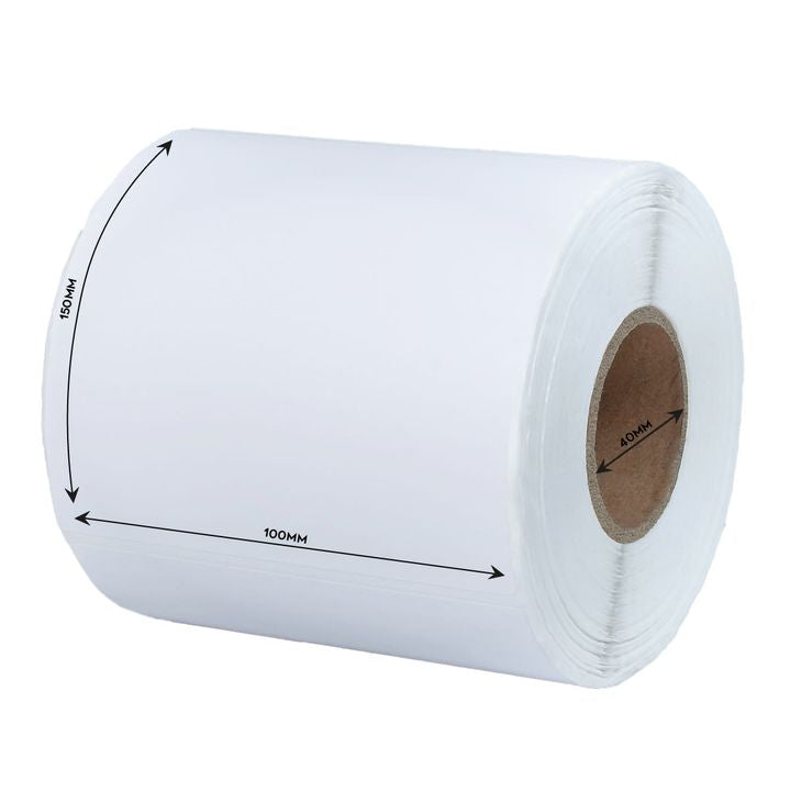 Samolepicí termo etikety bílé 100x150 mm - 500 ks