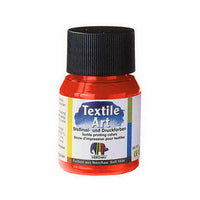 Barva na světlý textil 59 ml – Červená