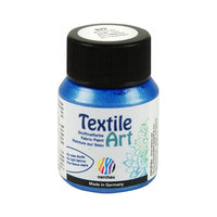 Barva na světlý textil 59 ml – metalická modrá