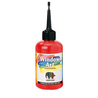 Barvy na sklo Window Art 80ml – Glitrová červená