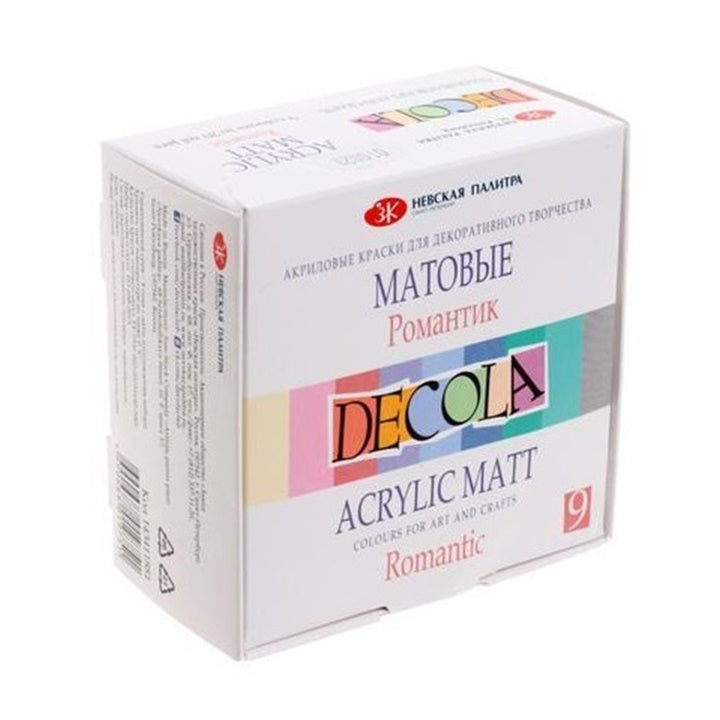 Set matných akrylových barev Decola 9x20 ml