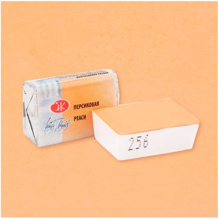 Akvarelové pastelové barvy White Nights 2,5 ml – 256 Broskev