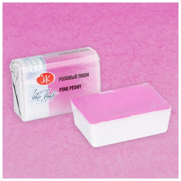 Akvarelové pastelové barvy White Nights 2,5 ml – 366 růžové pivoňky