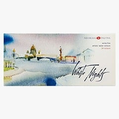 Sada uměleckých akvarelů Bílé noci / 24x2,5ml
