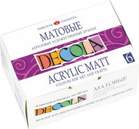 Akrylové barvy DECOLA matné