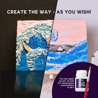 OKTO Kreativní 3D sada "Waves in Kanawaga" 30 x 40 cm