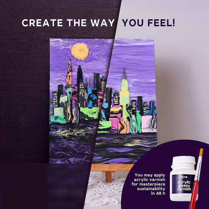 OKTO Kreativní 3D sada "Skyline New York" 30 x 40 cm