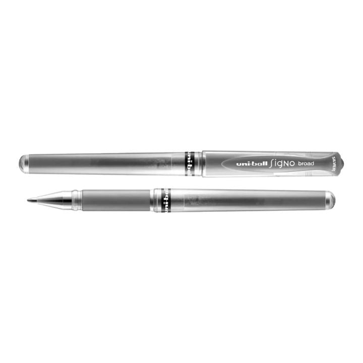 UNI SIGNO UM-153 gelové pero 1,0 mm – Metalické stříbro