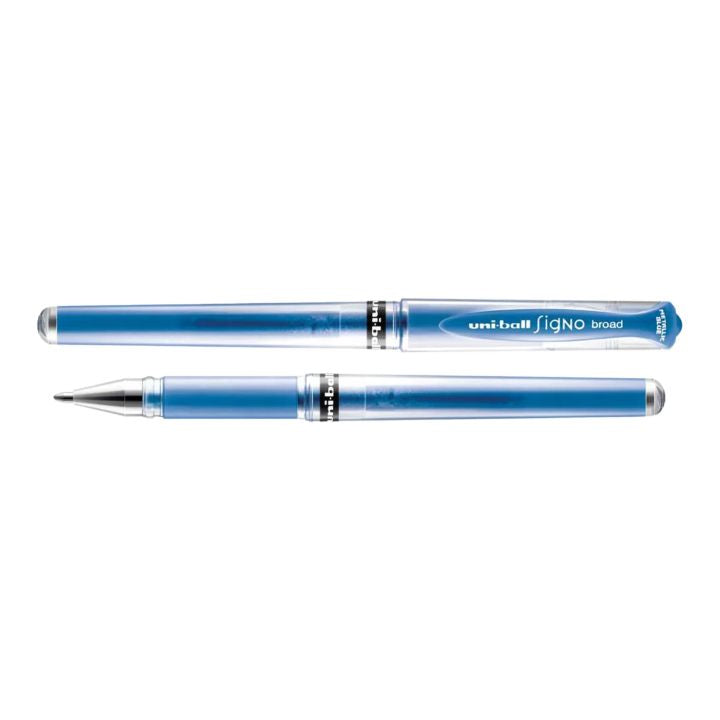 UNI SIGNO UM-153 gelové pero 1,0 mm – Metalická modrá