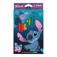 Trojúhelníkové pastelky JUMBO Disney Stitch