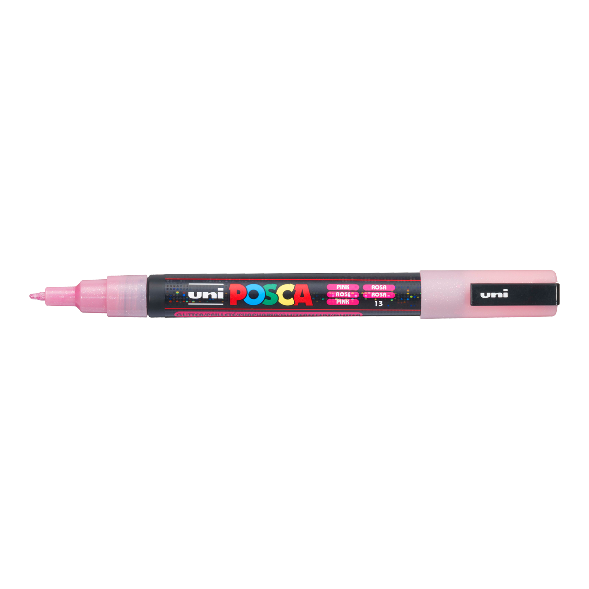 Posca popisovač PC-3ML, 0,9 1,3 mm, třpytivá – růžová (L13