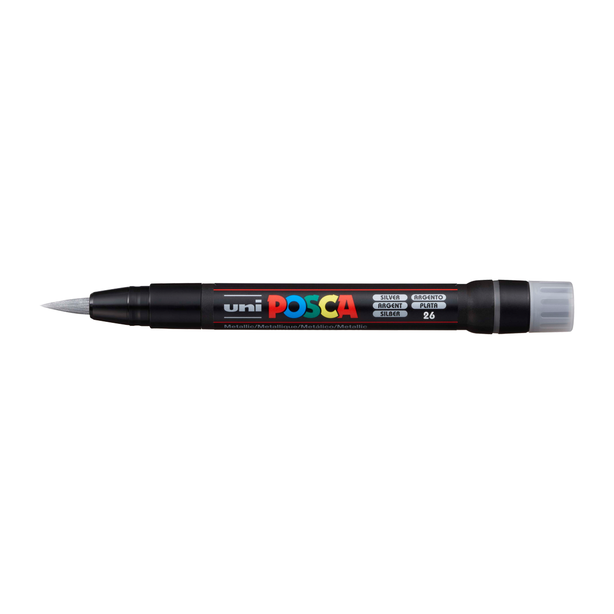 Posca popisovač PCF-350, 8 mm – stříbrná (26