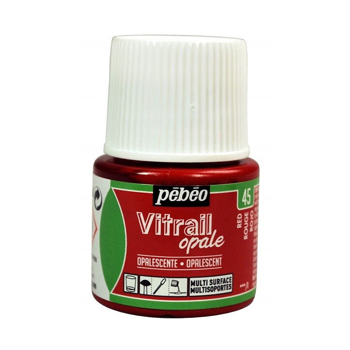 Barva na sklo PEBEO Vitrail Opale 45 ml