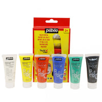Prstové barvy  Pebeo Tactilcolor 6 x 20 ml