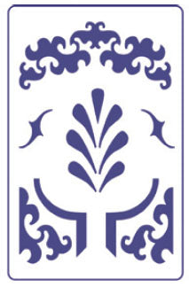 Šablona PENTART A5 - Ornamenty S1
