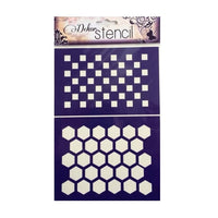 Samolepící šablona PENTART A5 - geometrické tvary M24