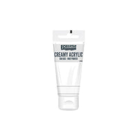 Krémová akrylová barva pololesklá Pentart 200 ml