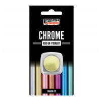 Rub-on chromový prášek Pentart 0.5 g – dračí oko