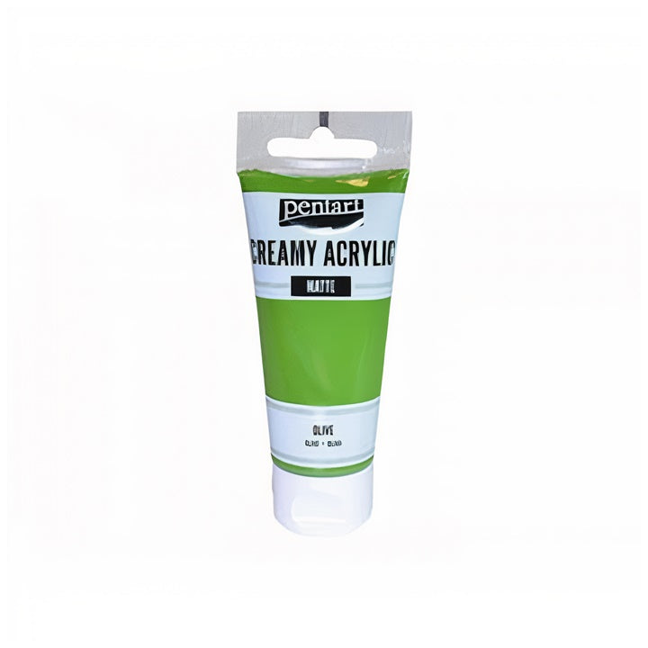 Krémová akrylová barva matná Pentart 60 ml