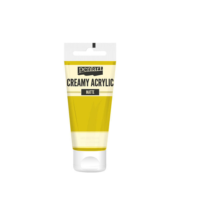 Krémová akrylová barva matná Pentart 60 ml