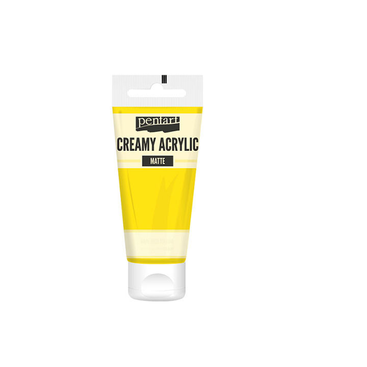 Krémová akrylová barva matná Pentart 60 ml