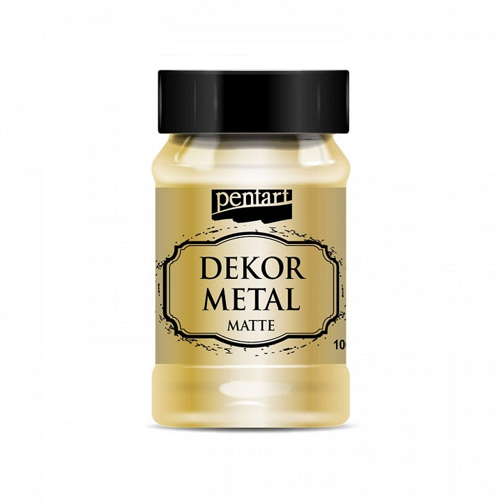 Dekorační barva Pentart 100 ml metalická matná